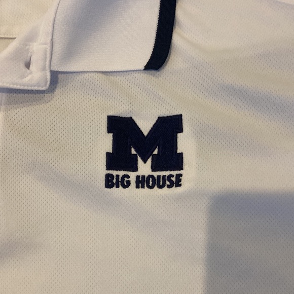 Adidas Climalite size XL mens Michigan The Big house short sleeve - Picture 2 of 5